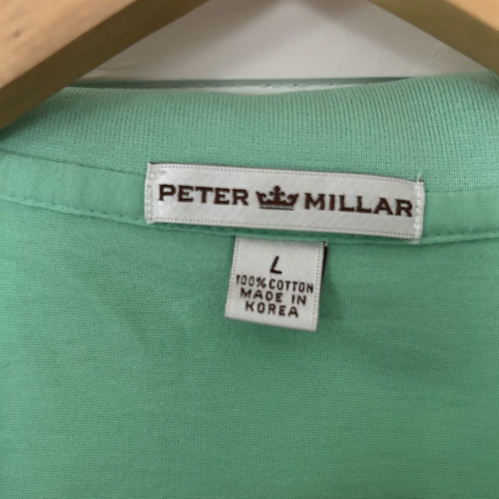 Peter Millar Green Cotton Shirt